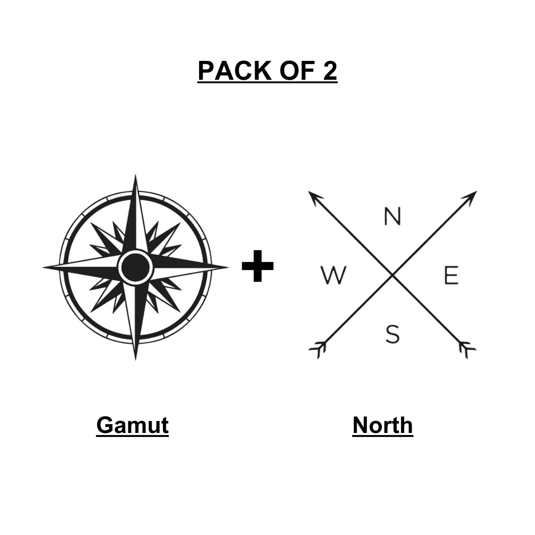 Pack of 2 - North + Gamut