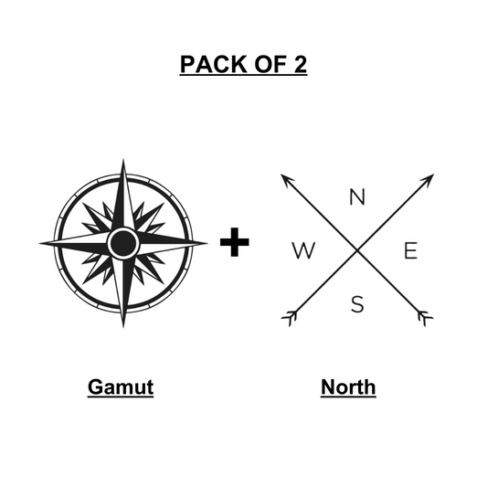 Pack of 2 - North + Gamut
