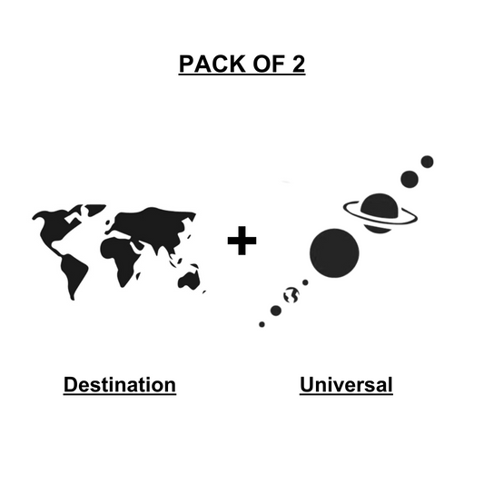 Pack of 2 - Destination + Universal